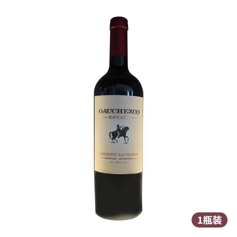 高乔骑士赤霞珠红葡萄酒2018 750ml 阿根廷