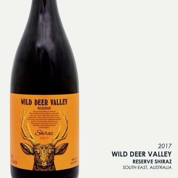 野鹿谷西拉珍藏红葡萄酒750ml  澳洲